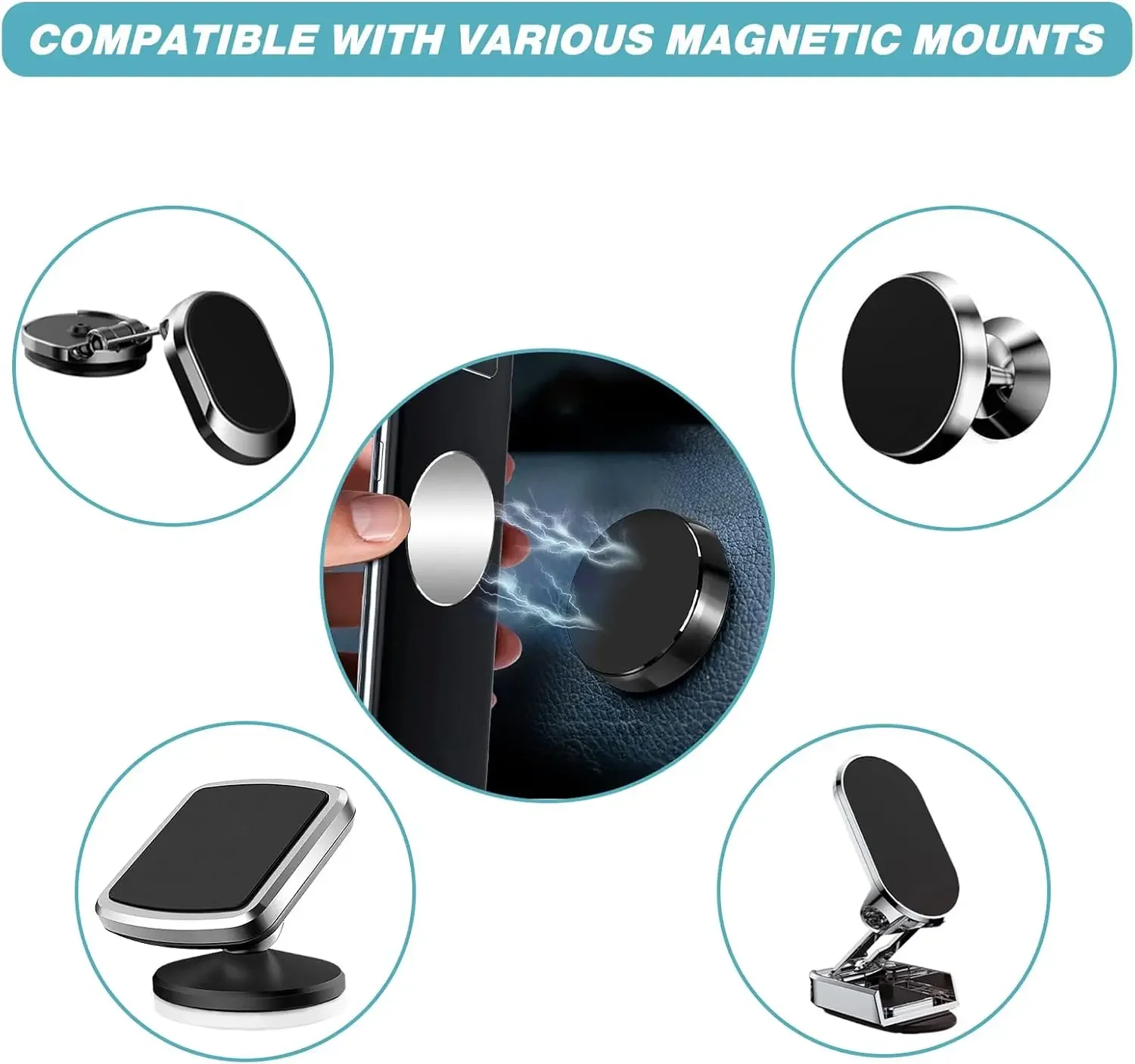 1/50 unidades de pegatinas met - Phone Accessories Holder Car reseña y precio
